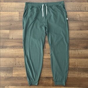 Vuori NO SIZE Performance Joggers Green Color Soft Comfortable Casual Fitness